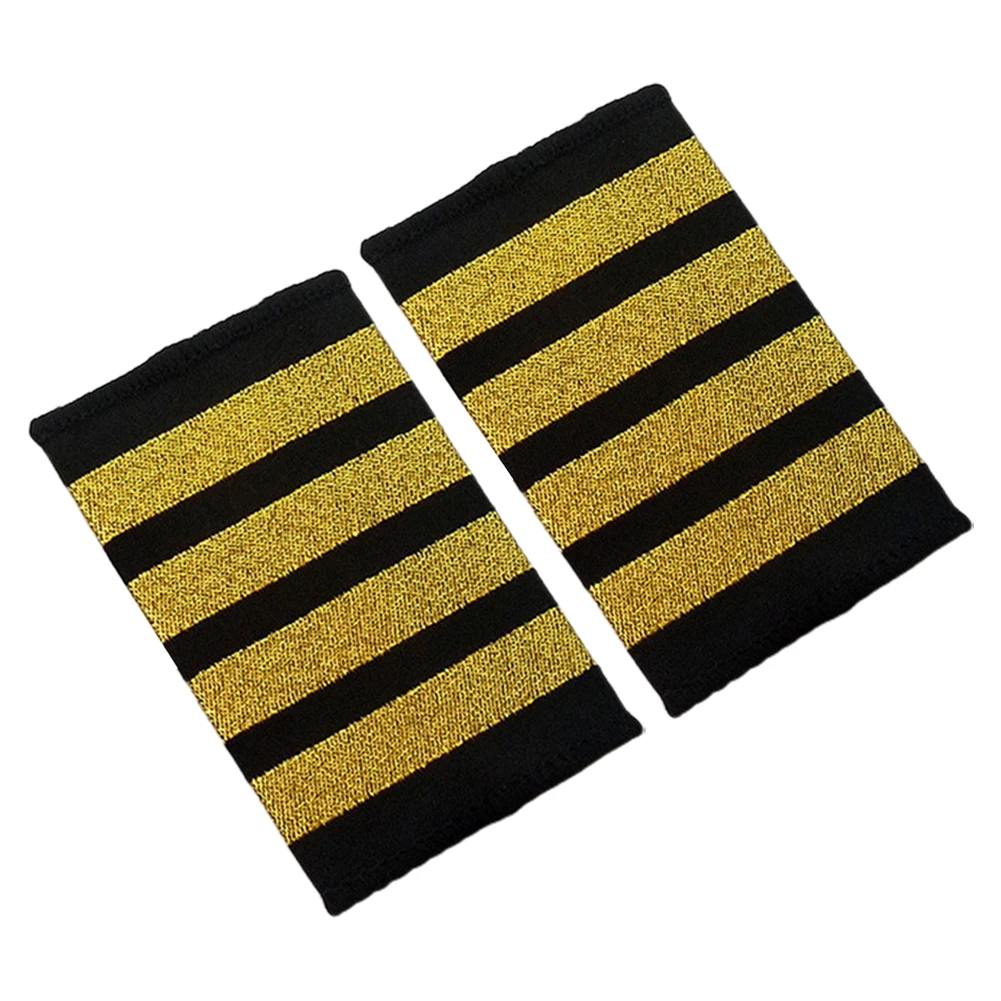1 пара профессиональных рубашек пилотов погоны безопасности одежды косплей Униформа аксессуары значки на плечо подарок одежда Декор