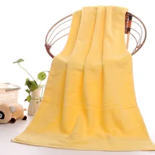 Serviette de bain en coton épais de couleur Pure, 1 pièce, 650g, pour voyage, supermarché, hôtel, salle de bain