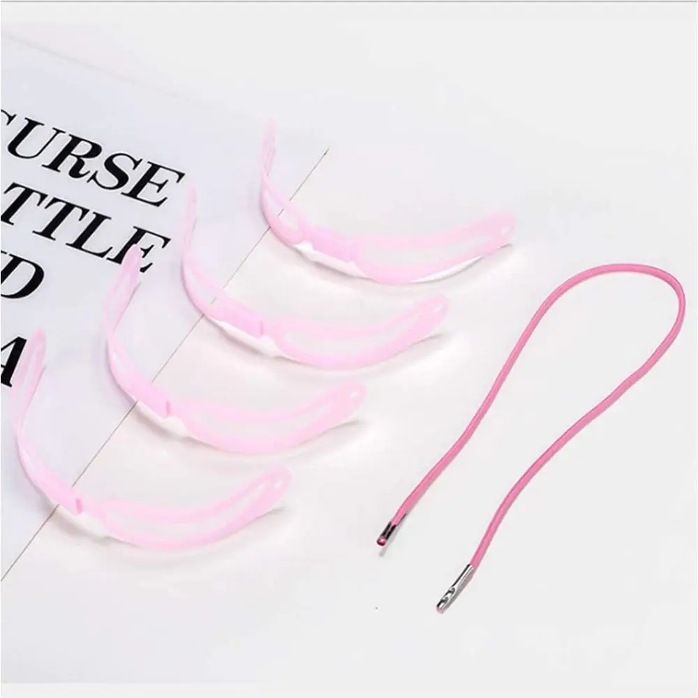 Fashion 4 Styles Thrush Card Eyebrow Shaper Kit Eyebrow Stencil Reusable Portable Cosmetics Beauty Accessories Makeup Tools