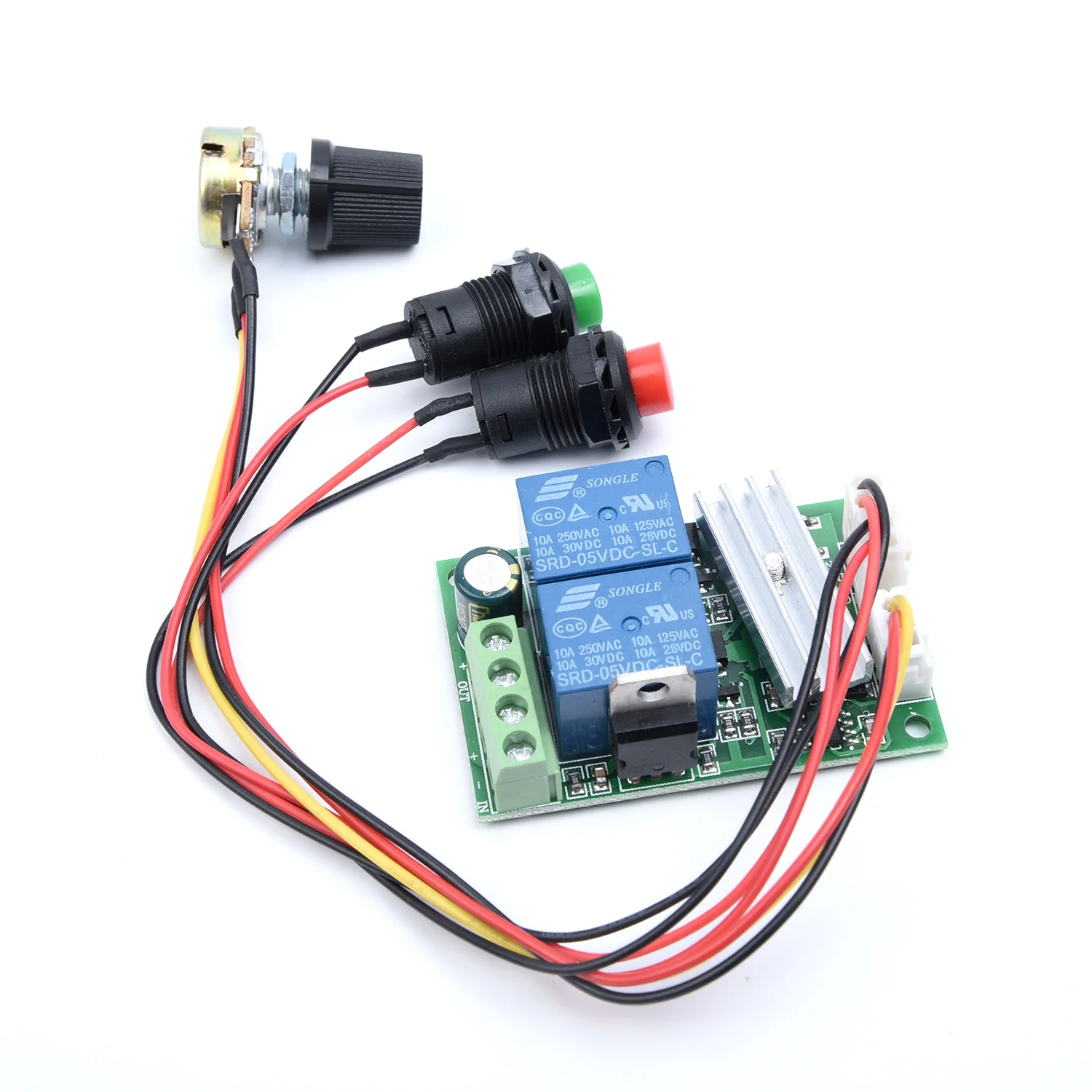 6 V-24 V 3A DC регулятор скорости двигателя Лер ШИМ-регулятор реверсивный переключатель комплект