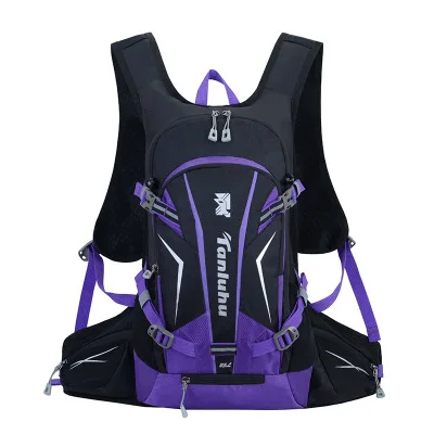 purple 18L велосипедная сумка, водонепроницаемая, Оксфорд, для альпинизма, пешего туризма, велоспорта, для езды на велосипеде, сумка для гидратации, рюкзак для бега - Цвет: purple