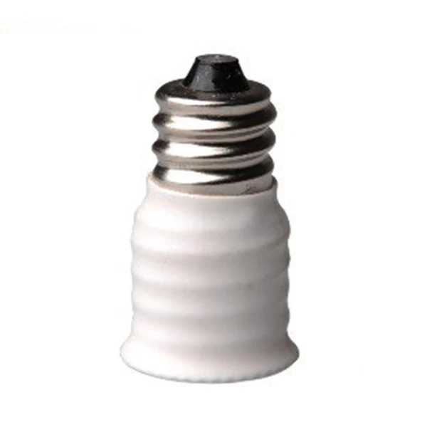 6-Pack E12 to E14 White Bulb Converter LED Light Holder Lamp Adapter Socket Changer High Quality