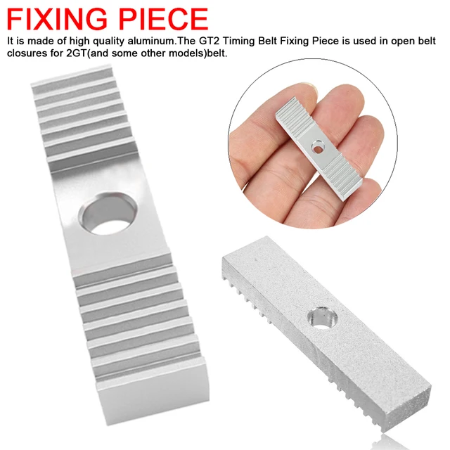 4 Denti Di Fissaggio Cinghia Dentata | In Lega Alluminio | Per Stampanti 3D E Applicazioni Meccaniche - Foto 3