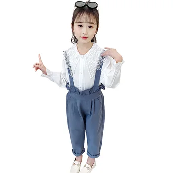

Clothes For Girls Blouse + Jumpsuit Tracksuits For Girls Casual Style Kids Girls Clothes Teenage Children's Clothes 6 8 10 12 14
