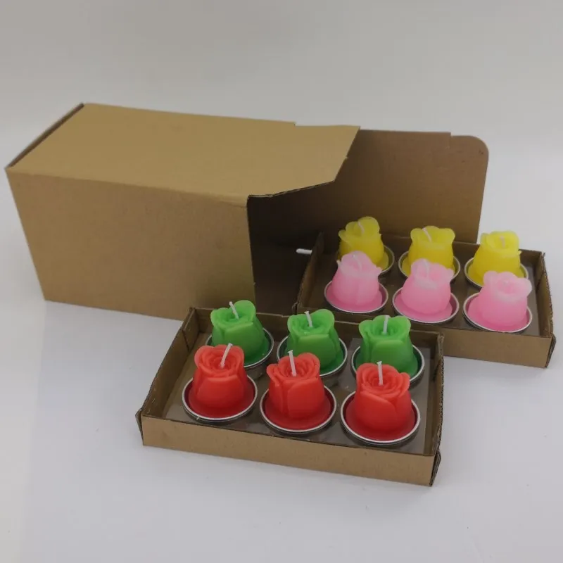 

Boxed 12 of New Style Cactus Candle Wholesale Artificial Plant Succulent Candles Valentine's Day Tealight Manufacturers Direct S