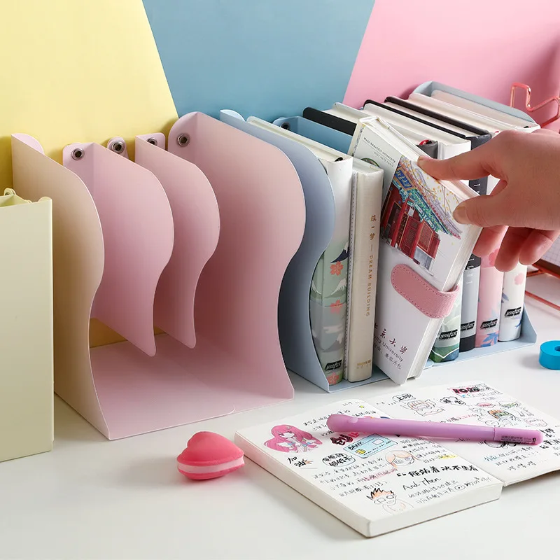 Pen Holder Book organizer Book holder Book stand Color Retractable Bookshelf, Used For Bookshelves, Adjustable With Pen Holders, Desks, Office Supplies