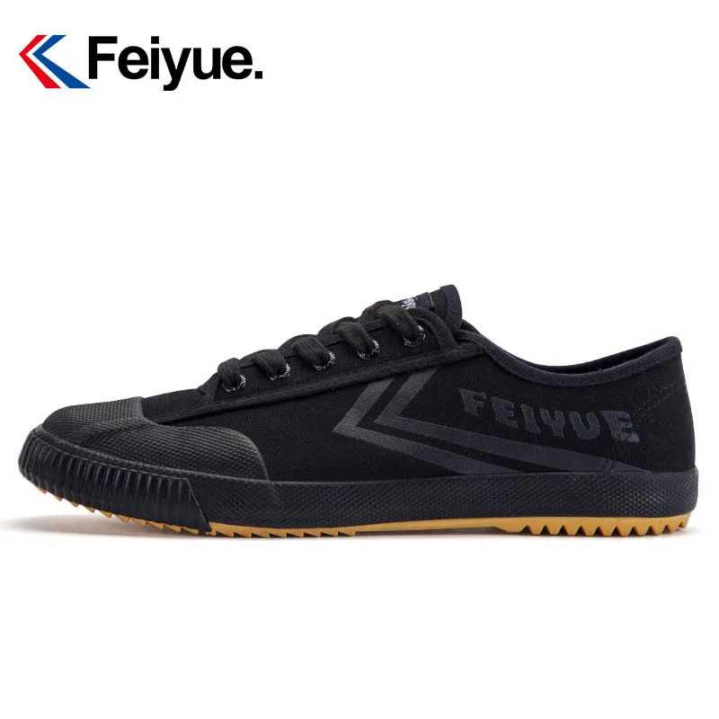 Черные мягкие дышащие кроссовки Feiyue обувь кунг-фу кроссовки для тайчи тапочки китайские ушу обувь для женщин и мужчин унисекс Спортивная обувь