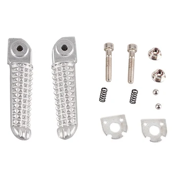 

Silver Motorcycle Rear Foot Rest Peg Footrest for Yamaha YZF R6 2003 2004 2005 2006 2007 2008 2009 2010 2011 & YZF R1 2002-2012