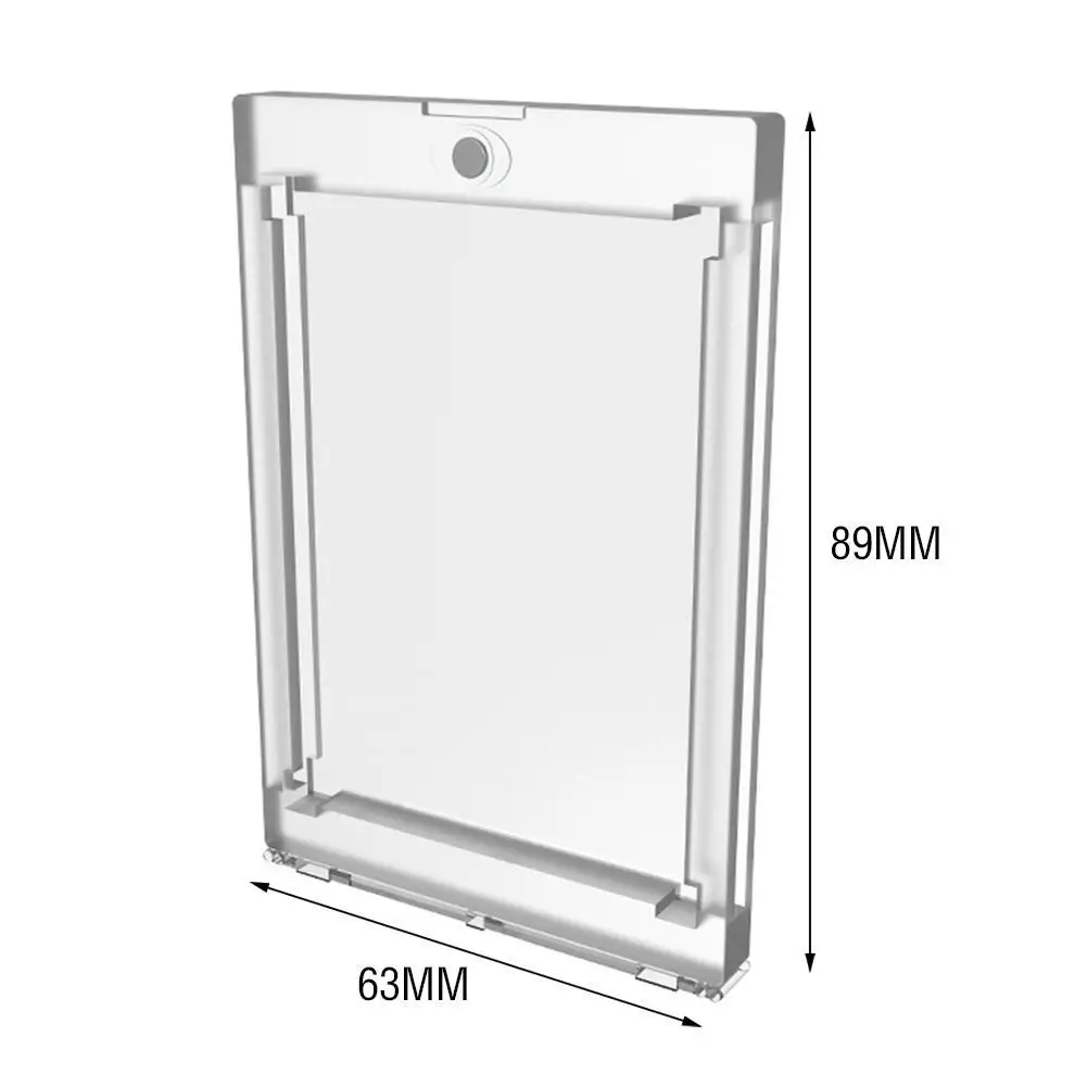 20 Porte-Cartes Magnétiques 35PT En Acrylique Transparent - Protection UV - Pour Cartes MTG, Sport, Collection