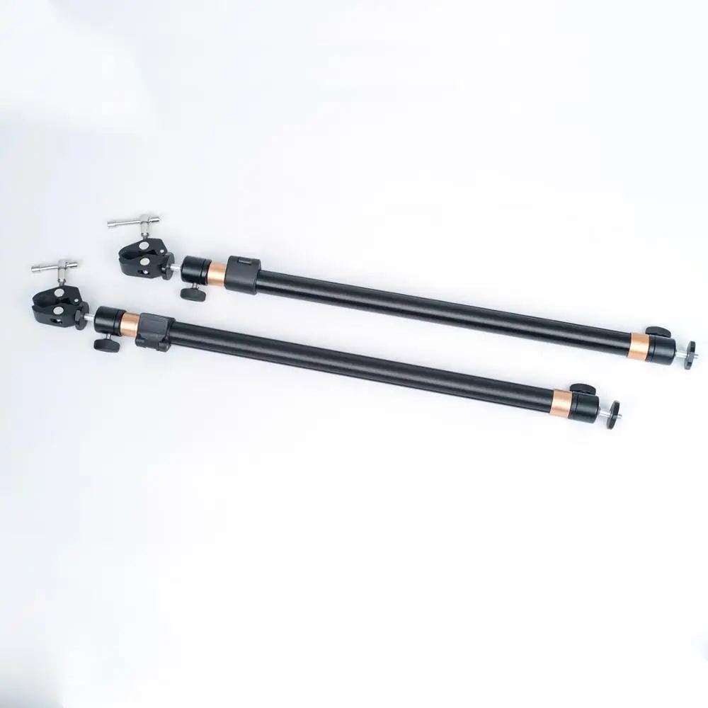YC Onion Tripod Stability Arms for Slider Camera Dolly Track Rail Increasing Stability Lightweight Adjustable Length (2 Arm in)
