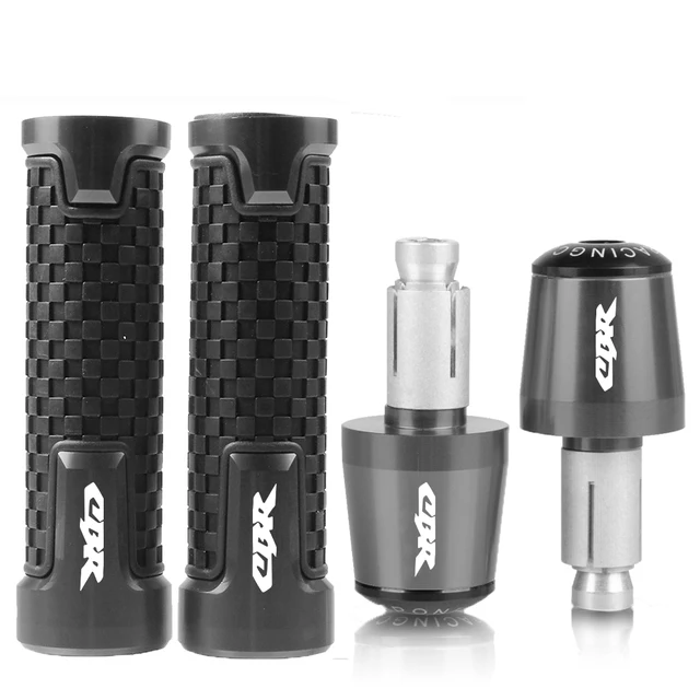 For Honda CBR 600 400 900 650 150 125 300 500 929 954 1000 250 R/RR/F/XX Motorcycle 22mm Handle grips handlebar grip ends Plug gray gray black