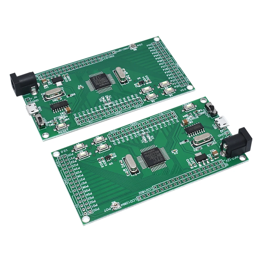 STC89C52 STC12C5A60S2 микроконтроллер минимальная системная плата 51 макетная LCD1602/LCD12864