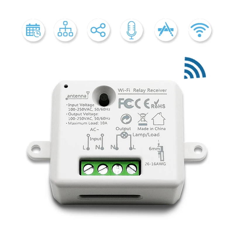 

Tuya Smart Life WiFi Socket Module DIY Smart Lighting and Socket Google Home Echo Alexa Voice Control App Remote Control IFTTT