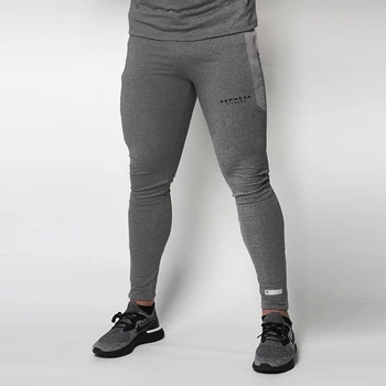 

Mens Fitness Workout Pants Skinny Sweatpants Trousers Jogger Pants New 2019 Men Gyms Pants Casual Elastic Cotton Pants