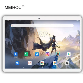 

New Design 10 Inch Tablet 2.5D Tempered Glass HD Screen Bluetooth Octa Core Dual SIM Card Phone 3GB RAM 32 GB ROM 10.1 Tablet