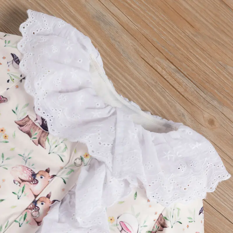Emmababy, комплекты для маленьких девочек, для новорожденных девочек, осенняя одежда, платье с длинными рукавами в стиле «пэчворк милый комбинезон, одежда для подвижных игр, одежда