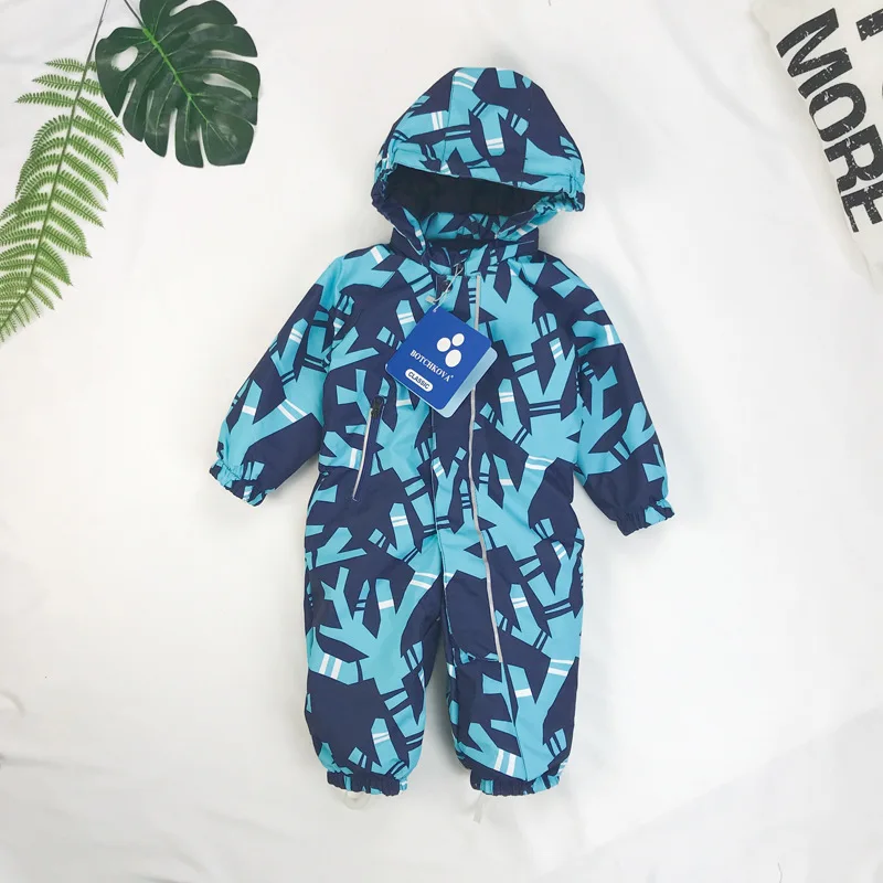 

Zb80165 Export Russia Spring And Autumn CHILDREN'S Jump Suit Ski Suit Multiple Flower Type 68-92 Cm