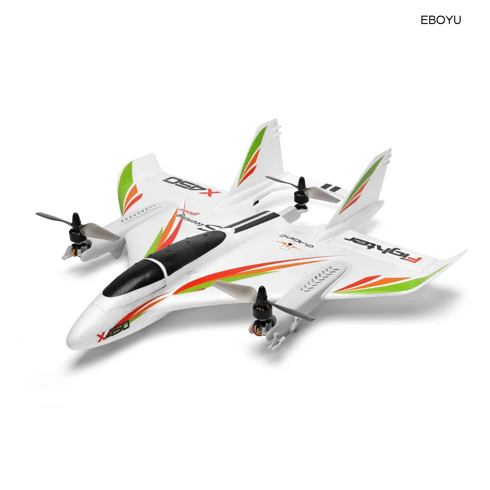 WLtoys XK X450 RC самолет 2 4G 6 канальный бесщеточный двигатель вертикальный взлет