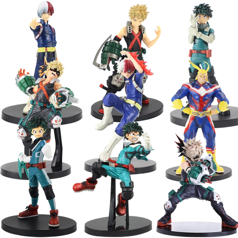 Фигурка героя аниме Моя геройская академия кукла Bakugou Katsuki Midoriya Izuku Todoroki Shoto boku