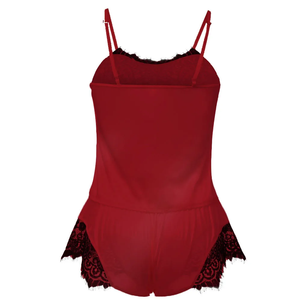 Сексуальное женское Белье Порно Babydoll нижнее бельё для девочек, одежда для сна, Для женщин платья из сатина с кружевами и горячий сексуальный пеньюар эротическое Искушение Lenceria, Детские пижамные комплекты интимных
