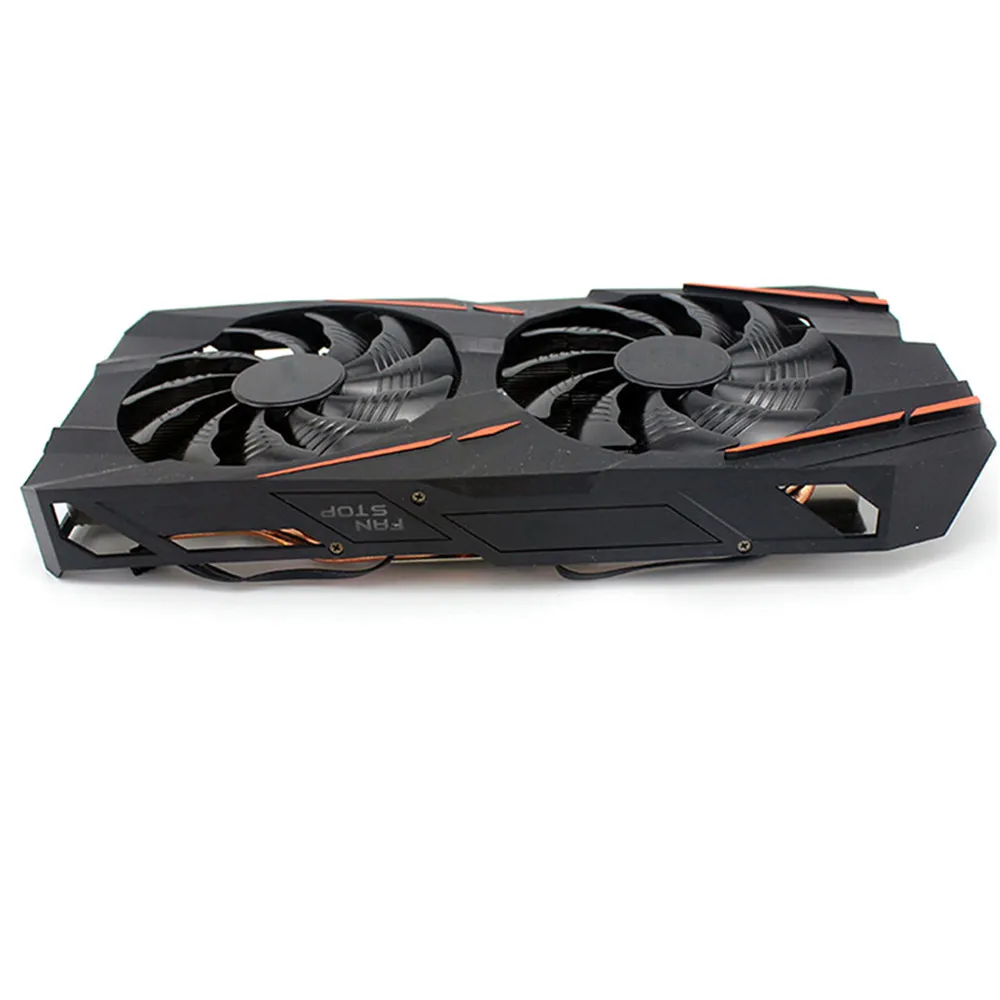 Графика карты кулер с светодиодный свет для Gigabyte RX570 RX580 радиатора вентилятор
