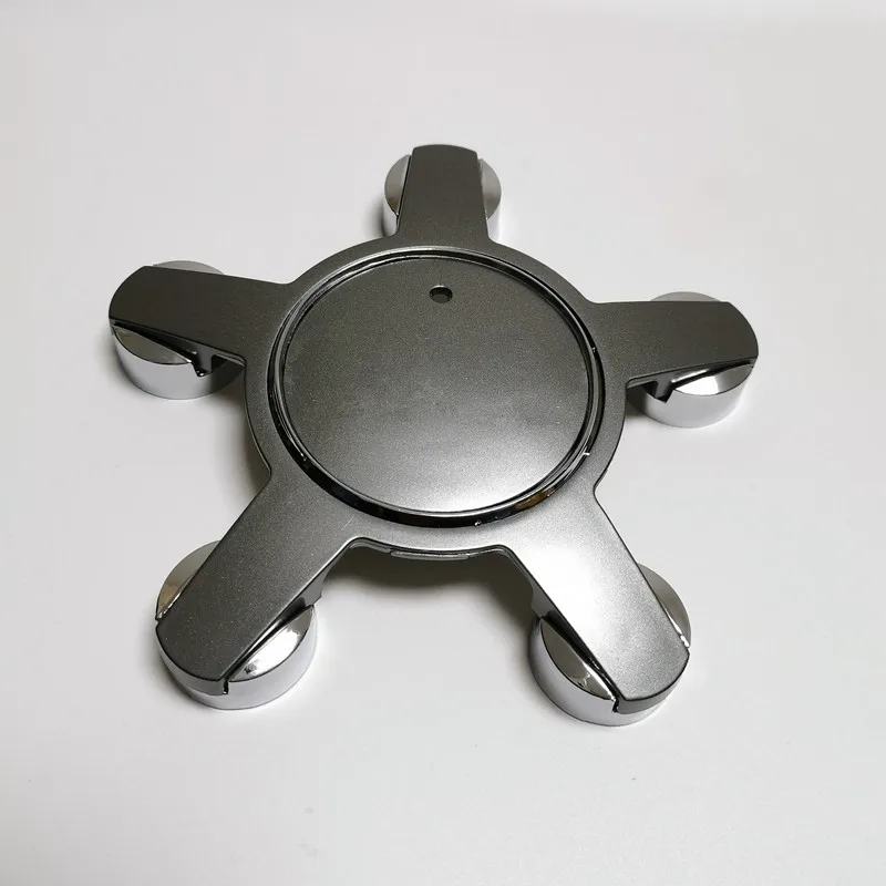 

4pcs 135mm Gray Black Car Wheel Center Cap Hub Caps Covers 4F0601165 4F0601165N for A4L A6L Car Styling free shipping