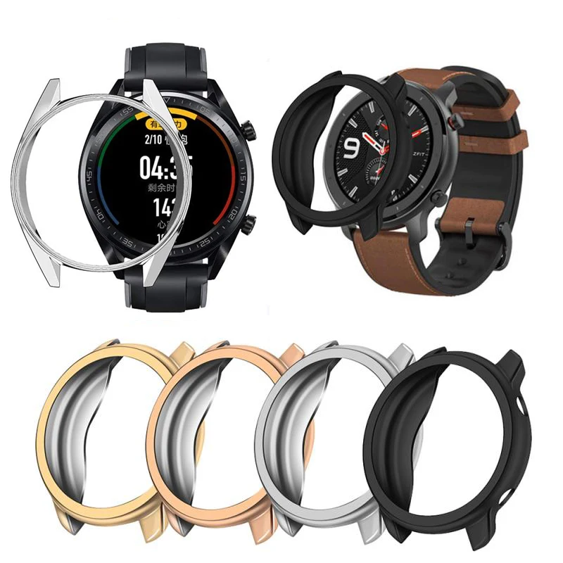 Защитный чехол для экрана часов Huami AMAZFIT GTR 47 мм защитная рамка силиконовый