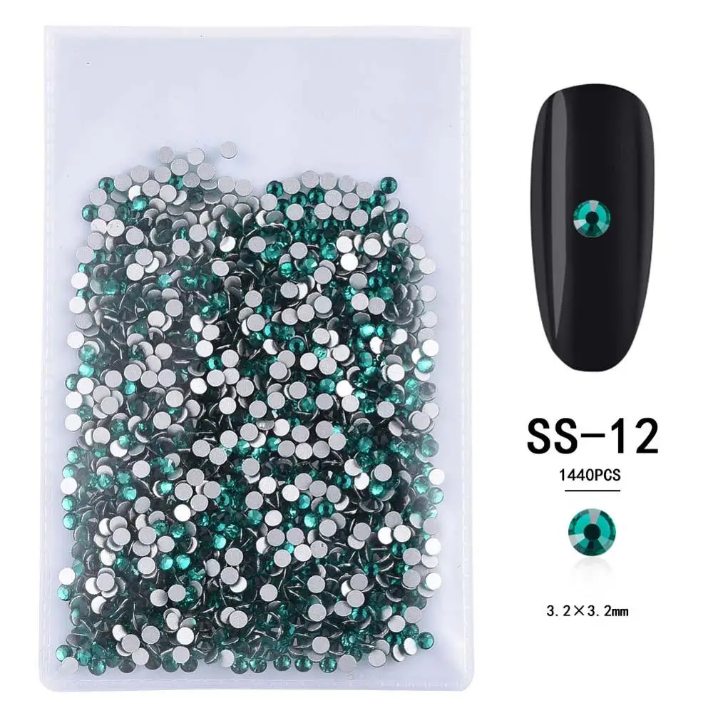 20-ss12 1 Pack Nail Rhinestones 3D AB Crystal Pearl Nail Stones DIY Accessories Nail Art Decorations - Цвет: 20-ss12