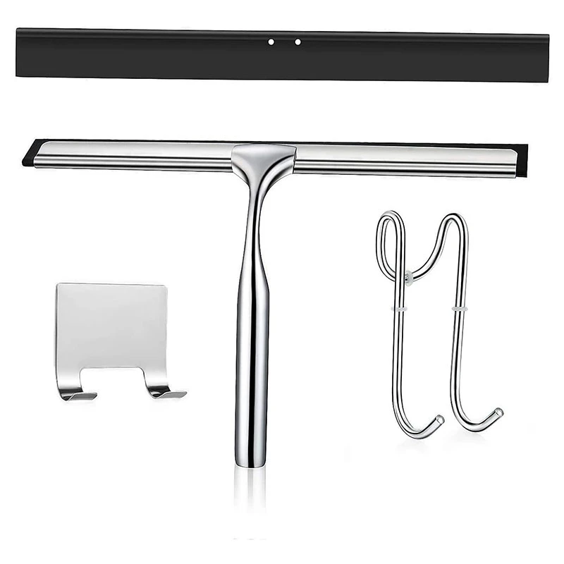 Shower Squeegee Silicone No Drilling Bathroom Squeegee, Window 2021年秋冬新作