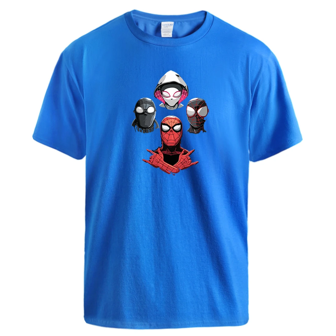 

Mens Funny Printing Spider-Man Tshirts 2020 Spider-Verse T-shirts Short Sleeve T Shirt Summer Fashion Tee Shirts Cotton Tops
