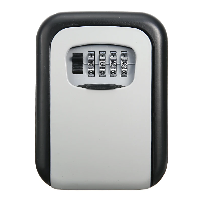 House Safes 1pc Wall Mounted Aluminum alloy Key Safe Box Weatherproof 4
