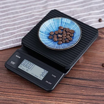 通販 キッチンスケール不朽食品スケールミニ液晶デジタル電子スケールコーヒースケールポケットグラムスケールタイマー
