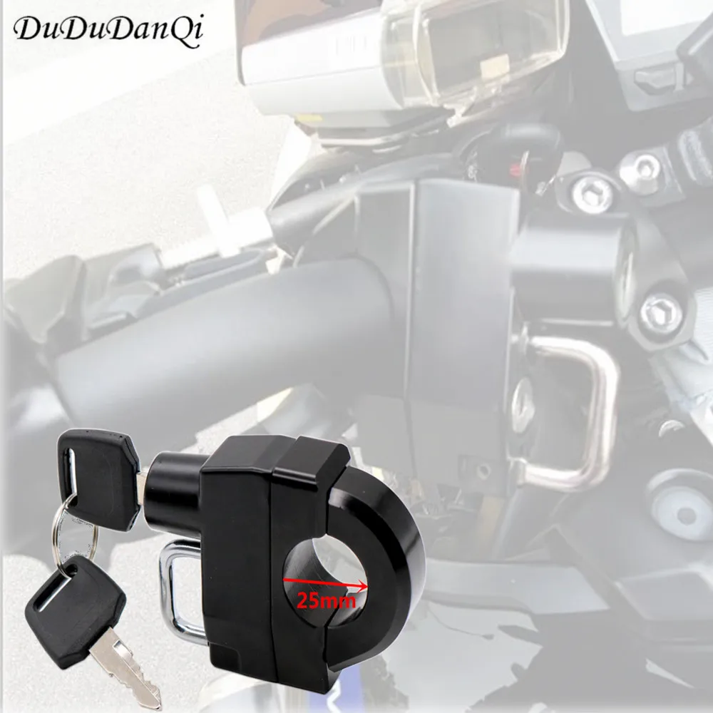 

Универсальный замок для шлема, ручной замок для suzuki Kawasaki BMW Ducati honda Benelli Triumph Benelli TRK, 22 или 25 мм