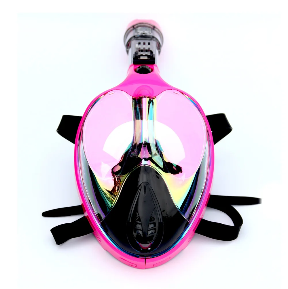 

New Style Diviing Mask Folding Snorkeling Mask Diviing Mirror Diviing Full Mask Fully Dry M6106 Electroplated