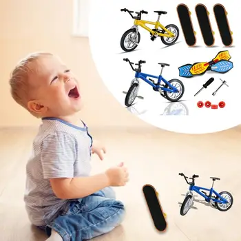 

Mini Finger Skateboards And Bikes Finger Toys With Tools And Replacement Wheels For Kids Educational Gifts