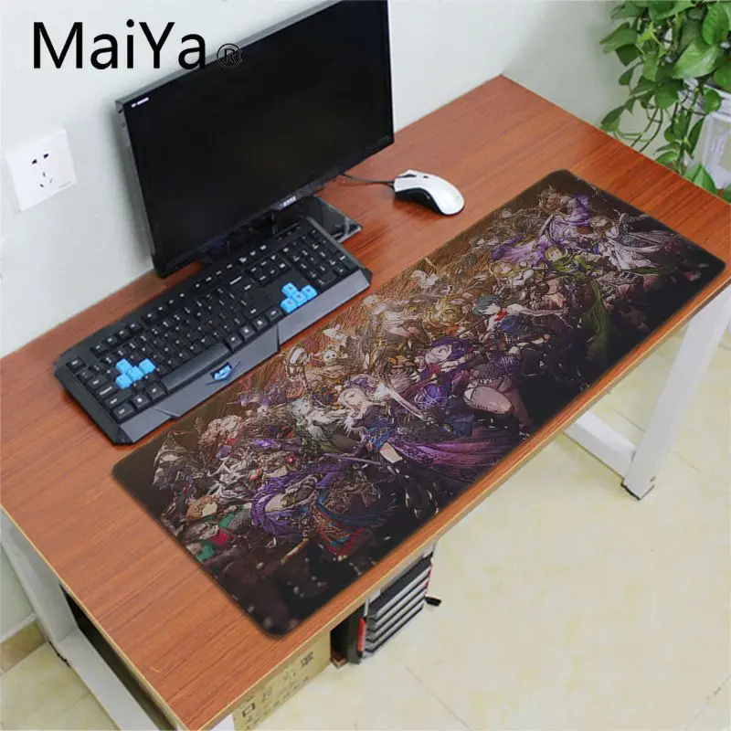 MaiYa final fantasy game art красивый коврик для мышки в стиле аниме большая акция большой игровой коврик для мыши клавиатуры коврик - Цвет: Lock Edge 30x80cm