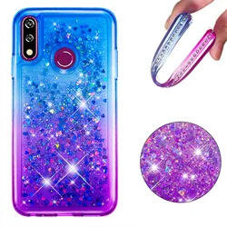 На Алиэкспресс купить чехол для смартфона luxury capa bling diamond case for lg w10 w30 k40 k12 plus stylo 5 two-color gradient quicksand case cover with rhinestone