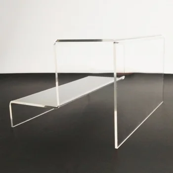 

1 pc Display Stand Clear Acrylic Durable Stepped Storage Rack Holder Desktop Organizer for Ornaments Models