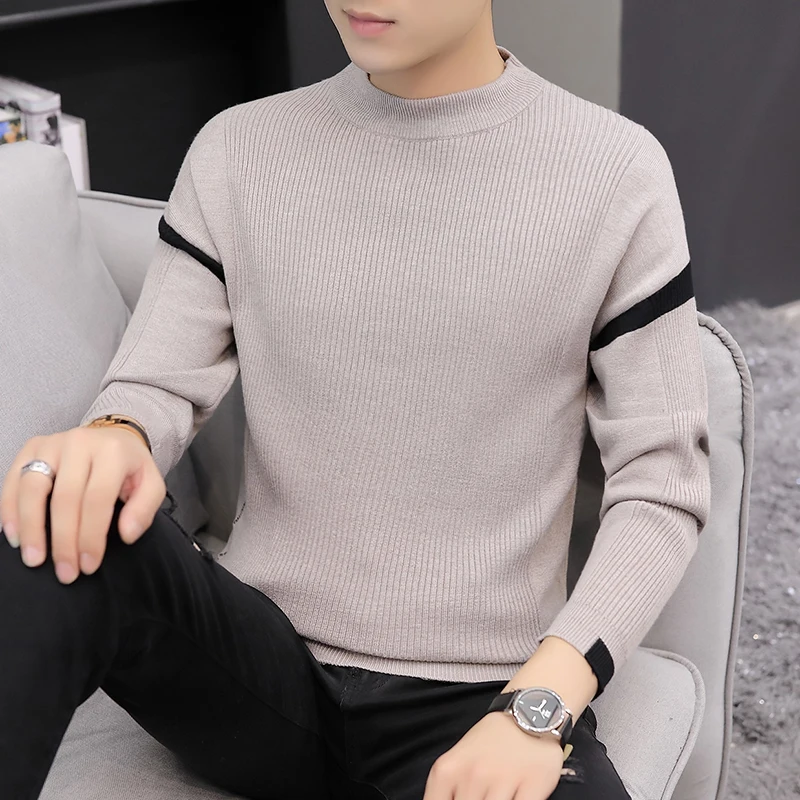 

Winter Warm O-Neck Sweater Men Brand Casual Autumn Winter Sweaters Slim Fit Pullover Men Knitwear Male clothes