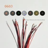 10pcs Wired SMD 0603 3V/12V Led Lamp Models Pre-soldered Micro Litz For Train Railway Landscape Lighting 3