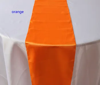 

Hot Sale 12"×108“ Satin Table Runner Wedding Decoration/Party Decoration/Wedding Party Supply