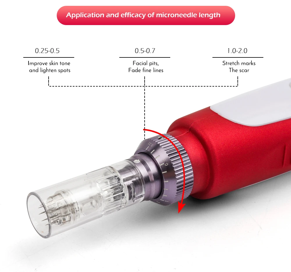 Байонетная Дерма ручка игольчатый картридж иглы отшелушивающие сужающие поры устройство Электрический микро-Роллинг Dr ручка штамп терапия Уход за кожей