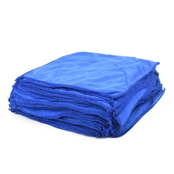 

Blue Towels Auto Detailing Polishing Home Cleaning Washing Water-Absorbent