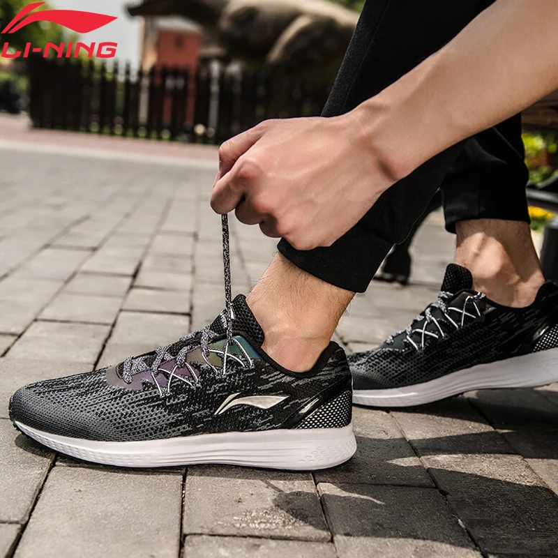 Мужские кроссовки Li-Ning ARHM063 XYP467 дышащие спортивная обувь с подкладкой из текстиля