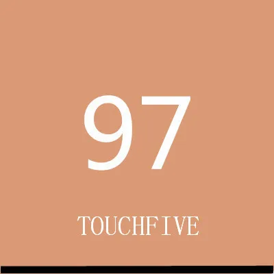 TOUCHFIVE 168 цветов одиночные художественные маркеры Кисть ручка эскиз на спиртовой основе маркеры двойная головка манга ручки для рисования товары для рукоделия - Цвет: 97-rose beige