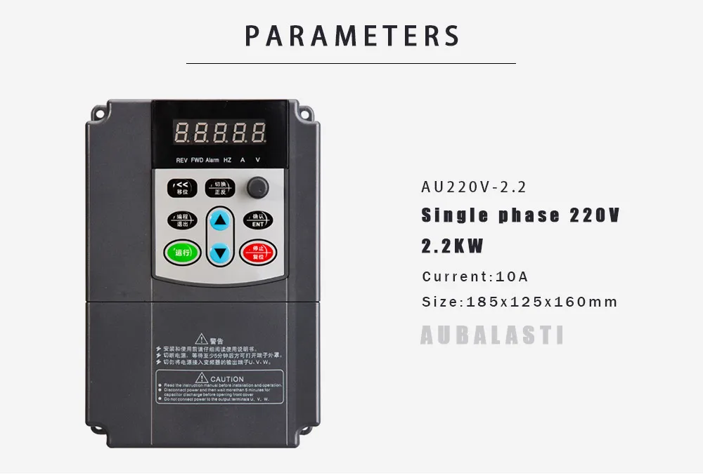 Aubalasti 2.2KW шпиндель водяного охлаждения 220V 8A+ однофазный инвертор 220V 2.2KW ток 10A для станка с ЧПУ