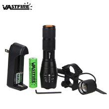 Увеличивающий охотничий Светильник ИК 7 Вт Ночное видение 940nm IR Инфракрасный светодиодный тактический вспышки светильник фонарь+ 18650 Батарея+ Зарядное устройство+ крепление