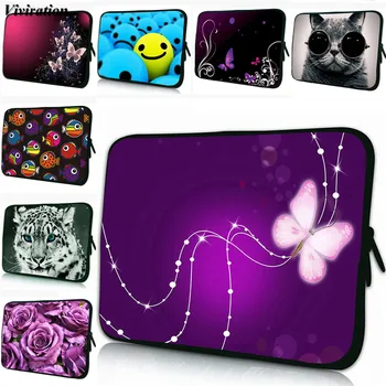 

New Pretty Butterfly Prints Portable Mini Tablet Bag For Asus ZenPad 3S10 Z500C/Huawei MediaPad 10.1" 10.2" 9.7" 10 Netbook Case