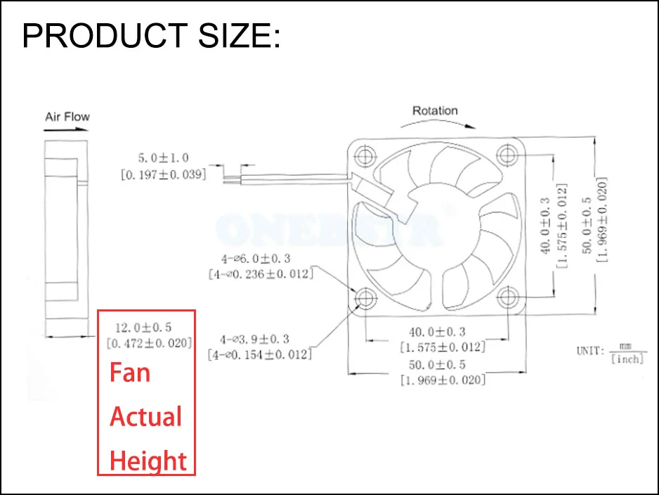 5010 Brushless Fan DC 5V 12V 50X50X10mm Small Power Supply 5cm Mini Radiator Cooler Industrial Cooling Fan Free shipping9