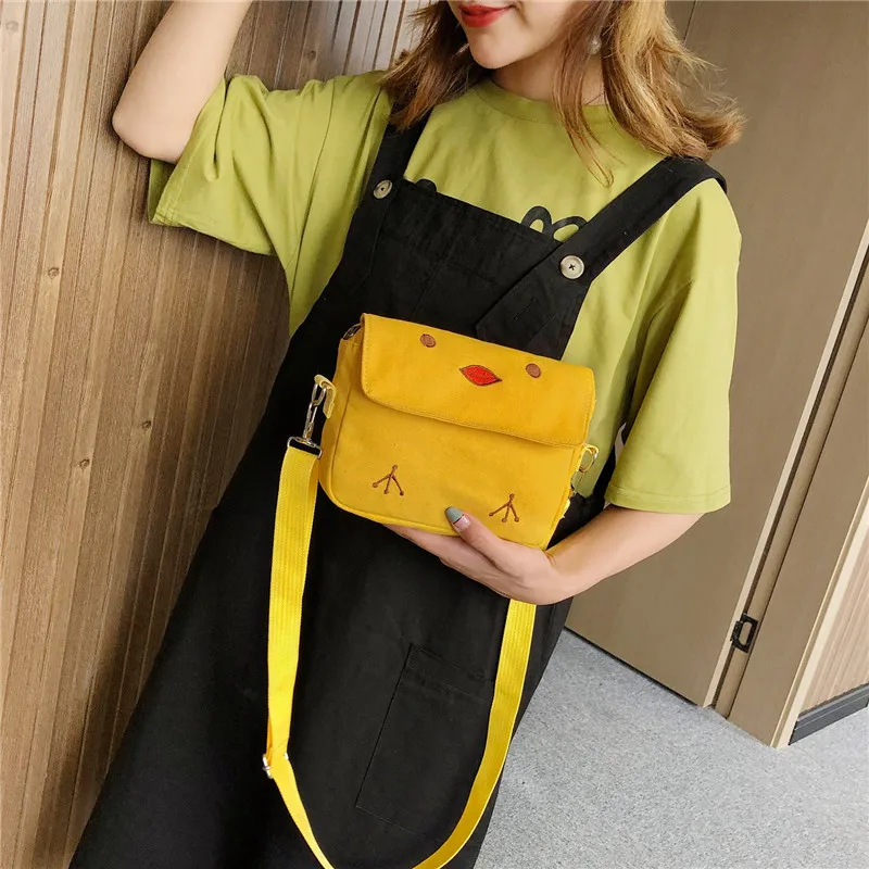 Новое поступление, тренд, женская сумка, осенняя, новая, стильная, модная, Холщовая Сумка, женская, мультяшная, женская, на одно плечо, сумка на плечо